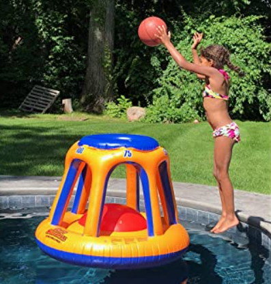 Giant Floating Pool Basketball Game