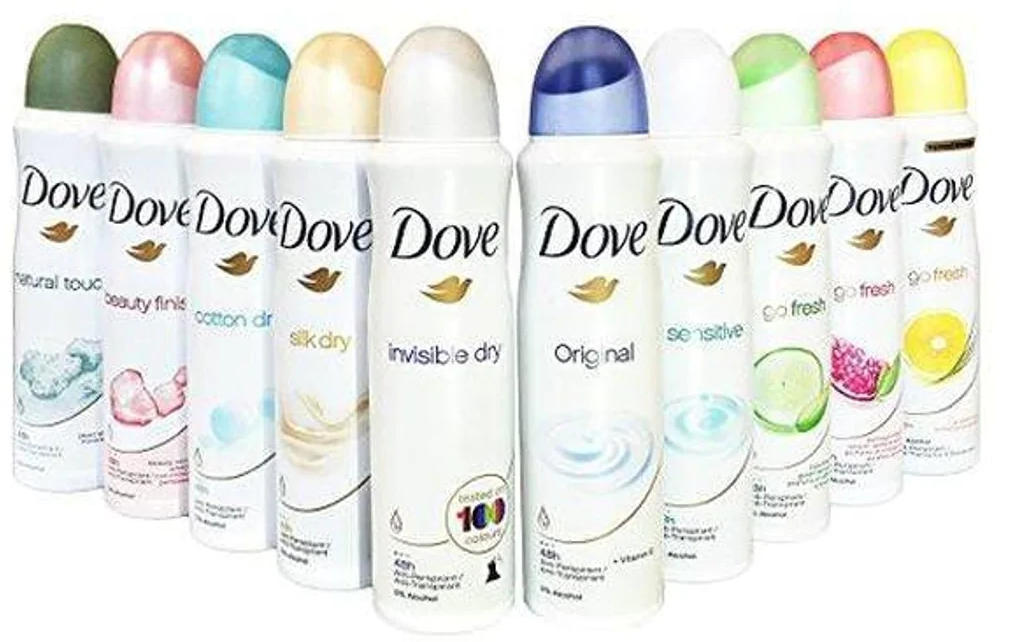 10-Pack Dove Women's Antiperspirant Spray Deodorant