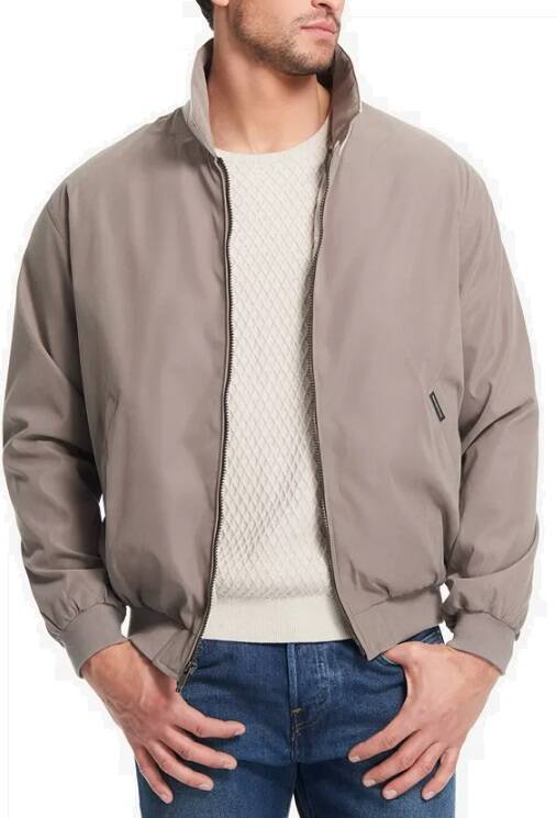 Weatherproof Men's Microfiber Bomber Jacket