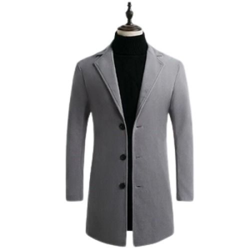 Men's Wool Blend Overcoat