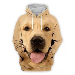 Men's Dog Graphic Pullover Hoodie