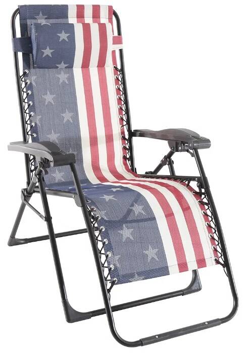 Anti-Gravity Steel Frame Patio Chair