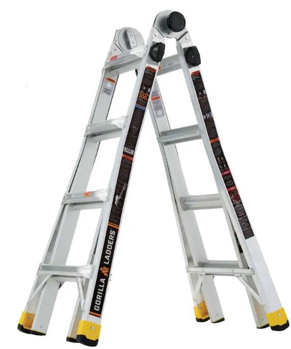 Gorilla 18' Multi-Position Ladder