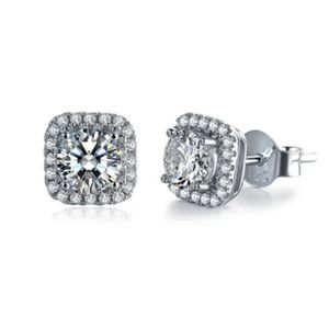 1-Ctw Round-Cut Moissanite Studs