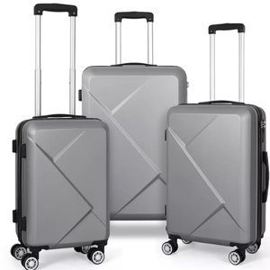 3-Piece Hardside Spinner Luggage Set