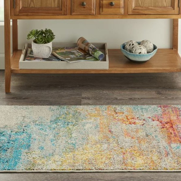 Williston Forge 7' x 10' Abstract Area Rug