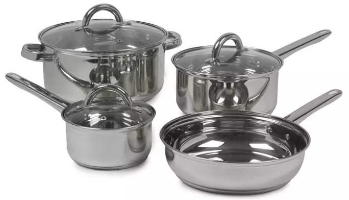 7-Piece Sedona Stainless Steel Cookware Set