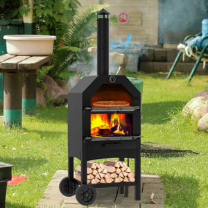 Wood-Burning Outdoor Pizza Oven