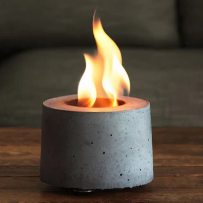 Cement Tabletop Fire Pit