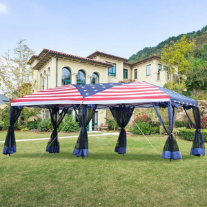 American Flag 10'x20' Pop-Up Tent