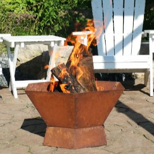 Schulenburg Steel Wood-Burning Fire Pit