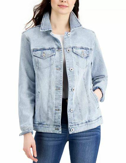 Style & Co Women's Denim Trucker Jacket