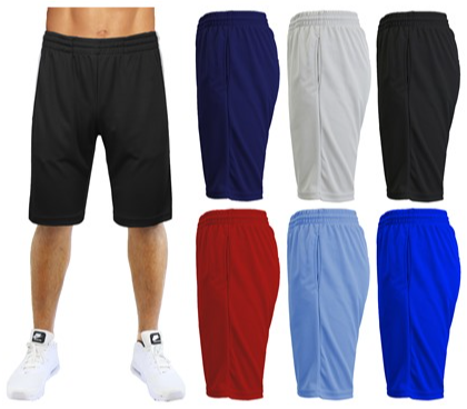 4-Pack Men's Mesh Shorts