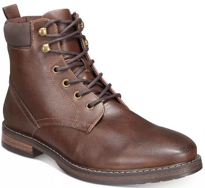 Club Room Men's Lace-Up Boots