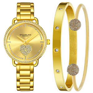 Stuhrling Women's Watch & Bangle Set