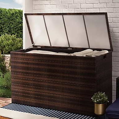 Wicker 154Gal. Patio Storage Chest