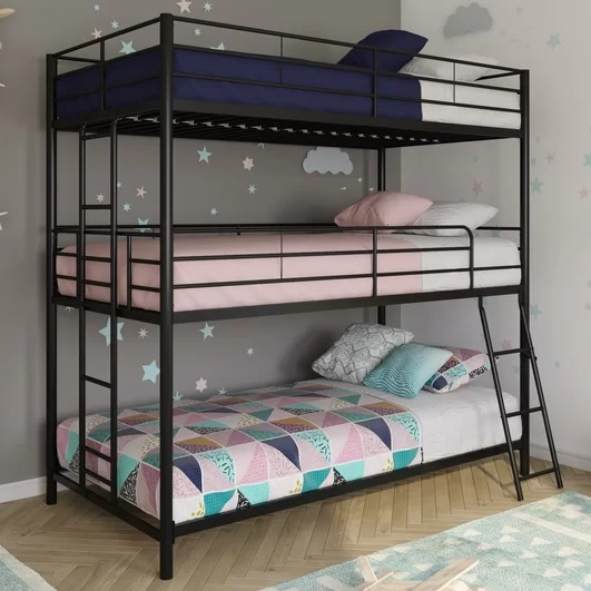 Triple Twin Bunk Bed