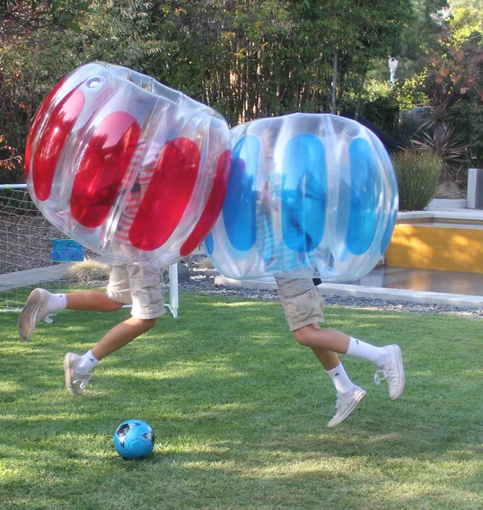 2-Pack Inflatable Bubble Soccer Balls