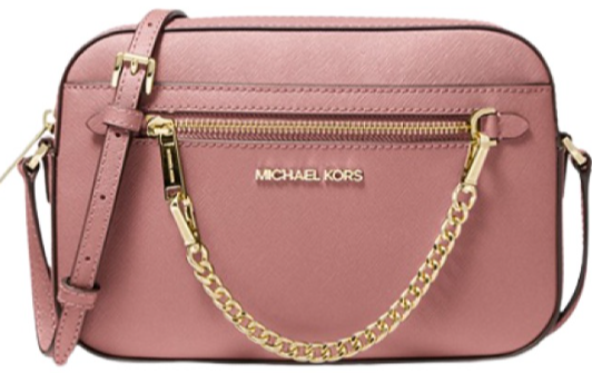 Michael Kors Jet Set Saffiano Leather Crossbody Bag