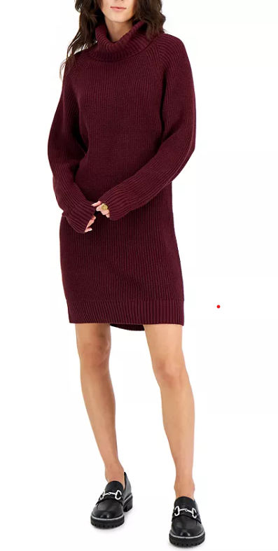 INC Turtleneck Sweater Dress