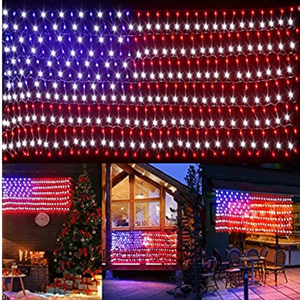 LED Lights American Flag