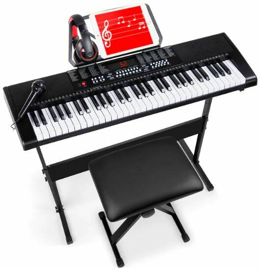 61-Key Electronic Keyboard Piano Set