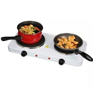 MegaChef Electric Dual Burner Cooktop