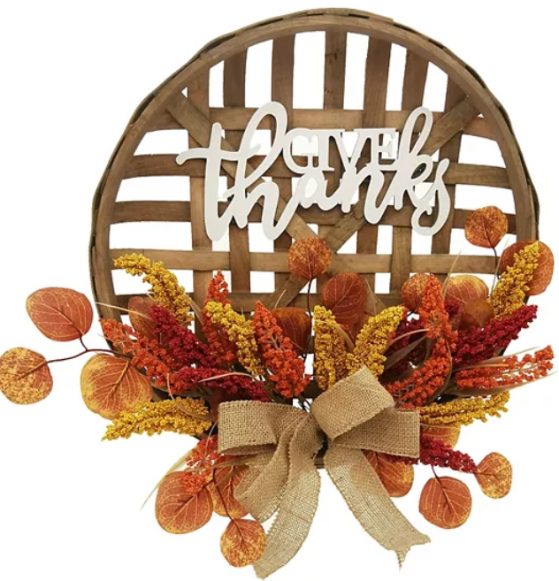 Give Thanks Fall Wall Decor