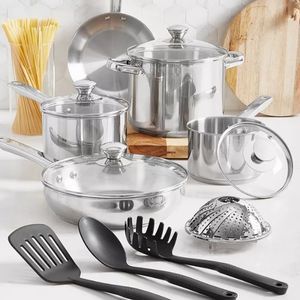 13-Piece Stainless Steel Cookware Set