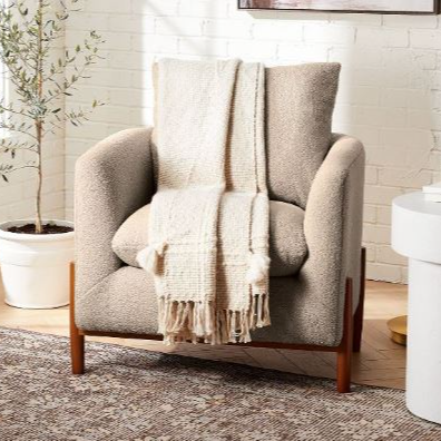 Sherpa Upholstered Accent Chair