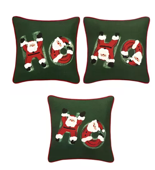 3-Pack Christmas Throw Pillow Set