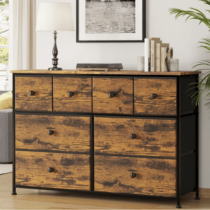 Wood 8-Drawer Dresser