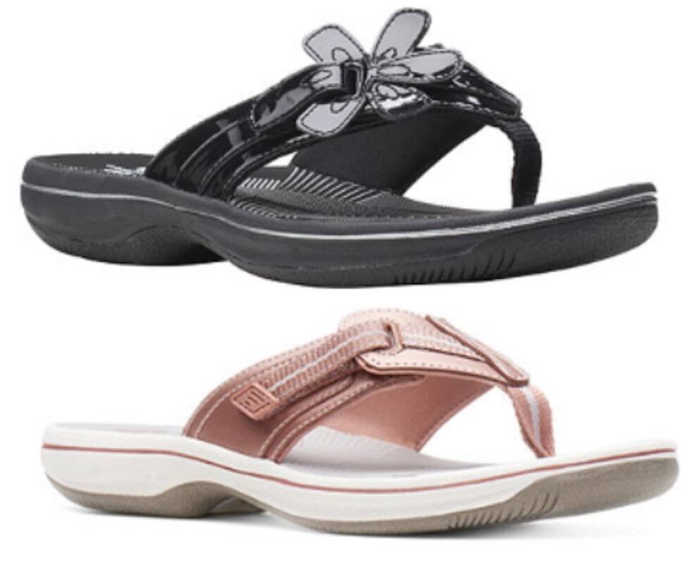 Clarks Women's Flip-Flops @JCPenney