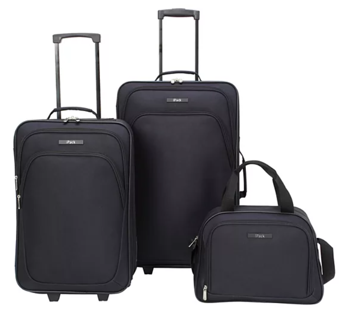 3-Piece Wheeled Luggage Set + $10 Kohl's Cash