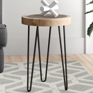 Munggur Wood End Table