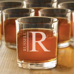 Personalized Lowball Whiskey Glass