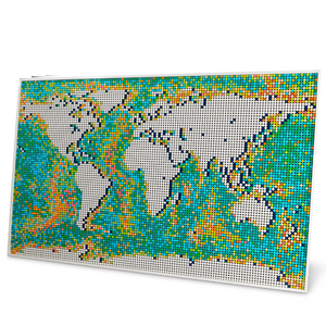 11,695-Piece LEGO Art World Map Building Kit