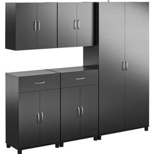 5-Piece Garage Storage Cabinet System