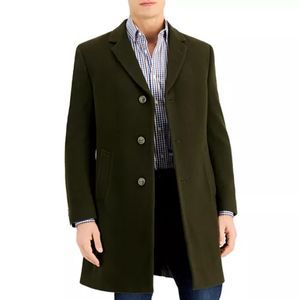 Nautica Men's Wool/ Cashmere Classic Fit Overcoat