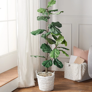 4' Faux Fiddle Leaf Tree