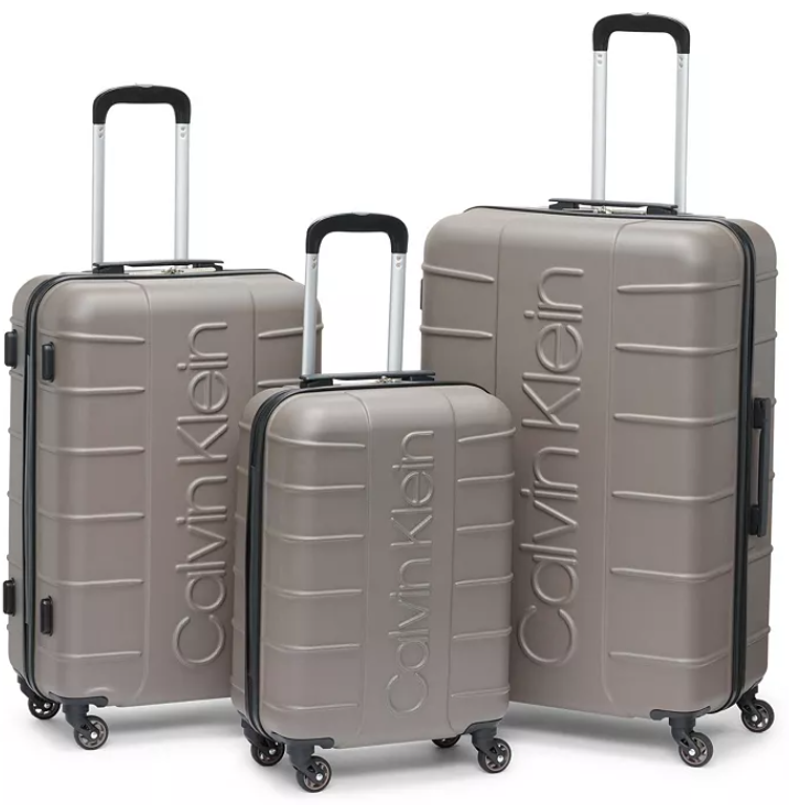 Calvin Klein 3-Piece Hardside Spinner Luggage Set