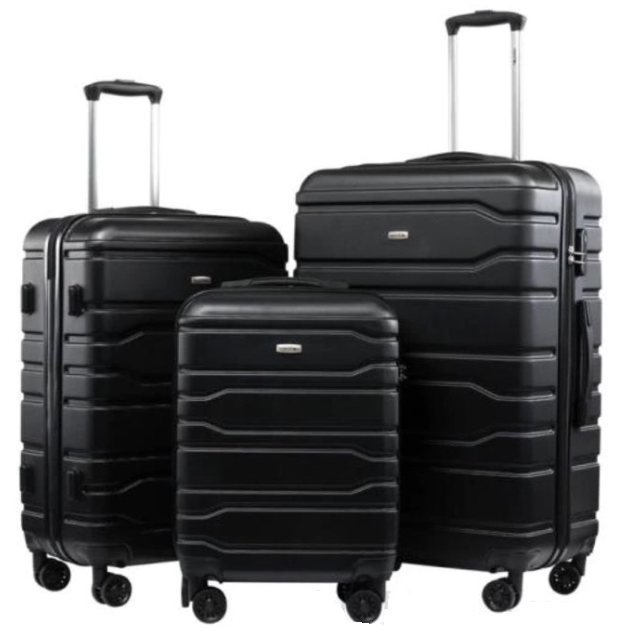 3-Piece Hardside Rolling Luggage Set