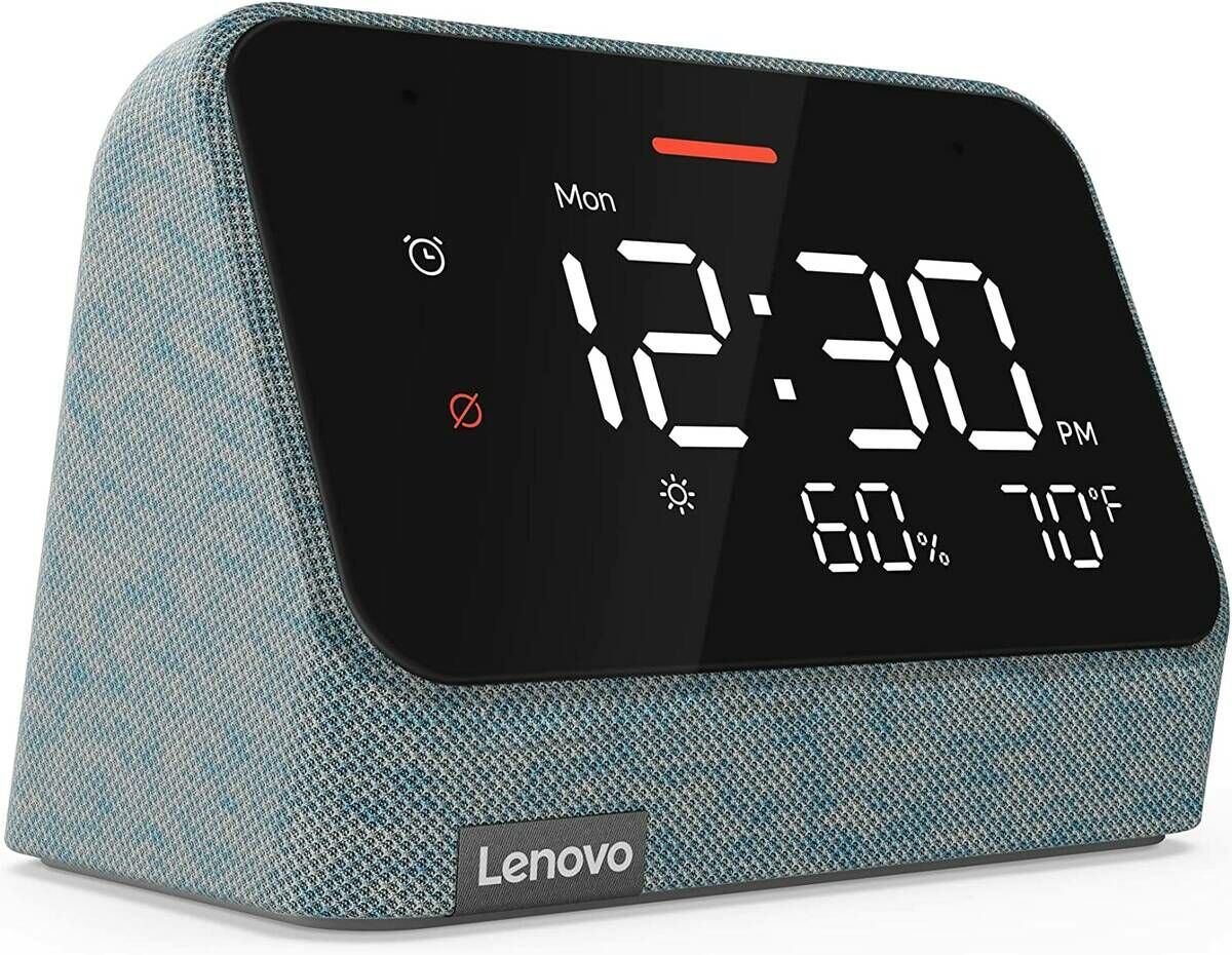 Lenovo Smart Alarm Clock w/ Alexa