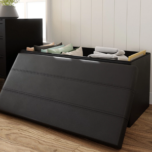 Folding Storage Ottoman