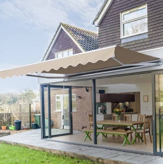 Retractable 12' x 8' Patio Awning