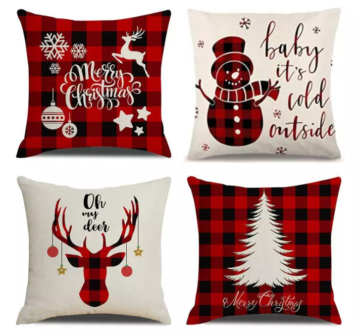 4-Pack Pillow Cover Set