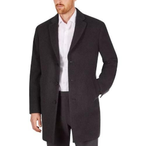 Calvin Klein Men's Wool-Blend Overcoat