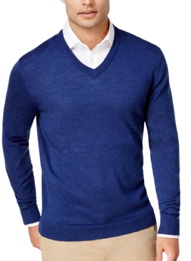 Club Room Men's V-Neck Sweater