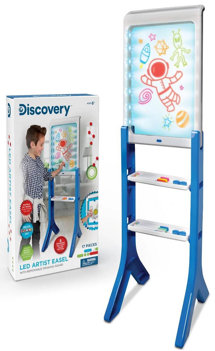 LED Kids Artist Easel w/ Removable Tablet