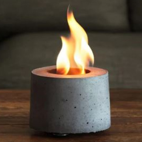 Cement Tabletop Fire Pit